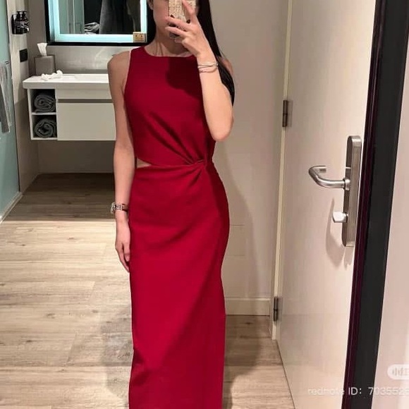 Zara Dresses & Skirts - Zara cut out midi dress ZW collection 8611/459